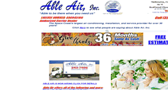 Desktop Screenshot of ableairinc.com